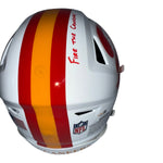 Chris Godwin Autographed Tampa Bay Buccaneers Riddell Creamsicle Speedflex Authentic Helmet with "Fire The Cannons" and "SB LV Champs!" Inscriptions- JSA