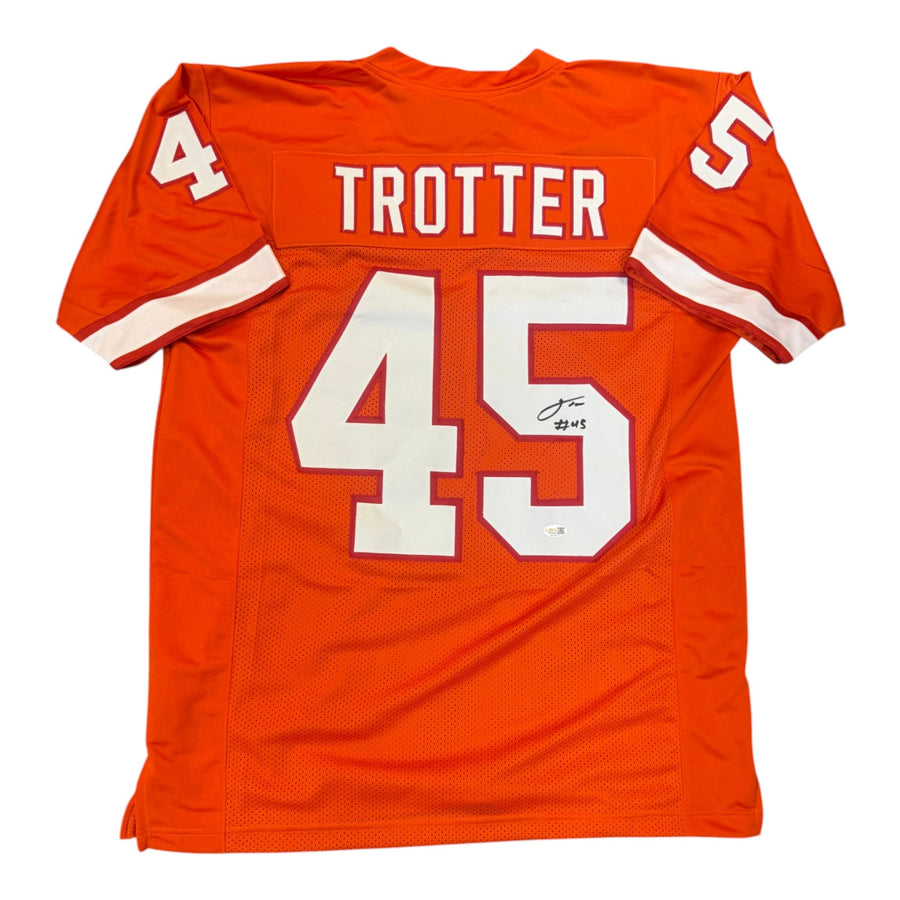 Josiah Trotter Autographed Tampa Bay Buccaneers Creamsicle Custom Jersey- JSA