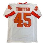 Josiah Trotter Autographed Tampa Bay Buccaneers White Throwback Custom Jersey- JSA
