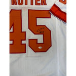 Josiah Trotter Autographed Tampa Bay Buccaneers White Throwback Custom Jersey- JSA