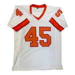 Josiah Trotter Autographed Tampa Bay Buccaneers White Throwback Custom Jersey- JSA