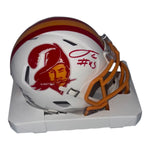 Josiah Trotter Autographed Tampa Bay Buccaneers Riddell Creamsicle Mini Helmet- JSA