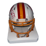 Josiah Trotter Autographed Tampa Bay Buccaneers Riddell Creamsicle Mini Helmet- JSA