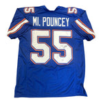 Mike Pouncey Autographed Florida Gators Custom Blue Jersey - JSA Authentic