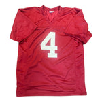 Brian Robinson Jr. Autographed Alabama Crimson Red Custom Jersey - JSA Authentic