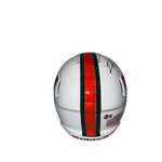 Carson Beck Autographed Miami Hurricanes Riddell White Full Size Authentic Helmet " Go Canes" Inscription- Beckett