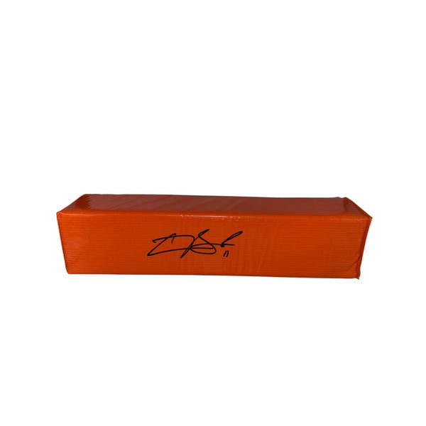 Carson Beck Autographed Endzone Pylon - Beckett