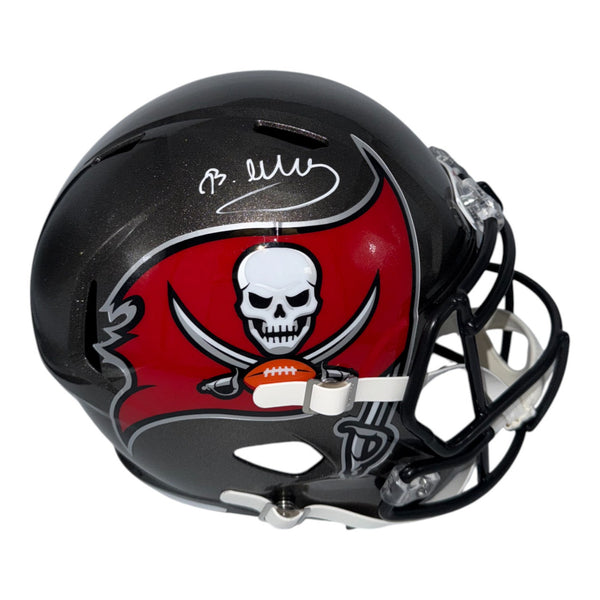 Bucky Irving Autographed Tampa Bay Buccaneers Riddell Speed Full Size Replica Helmet- Beckett