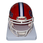 Tank Hawkins Autographed Florida Gators Orange Speed Mini Helmet- Beckett