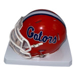 Aaron Chiles Autographed Florida Gators Orange Speed Mini Helmet- Beckett