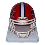 DeBraun Hampton Autographed Florida Gators Orange Speed Mini Helmet- Beckett