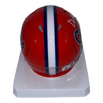 DeBraun Hampton Autographed Florida Gators Orange Speed Mini Helmet- Beckett