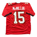 Jalen McMillan Autographed Tampa Bay Buccaneers Red Custom Jersey - Beckett