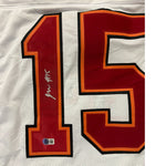 Jalen McMillan Autographed Tampa Bay Buccaneers White Custom Jersey - Beckett
