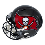 Bucky Irving Autographed Tampa Bay Buccaneers Riddell Full Size Speed Replica Helmet with "Fire the Cannons" Inscription- Beckett