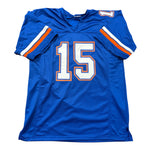 Reidel Anthony Autographed Florida Gators Blue Custom Jersey- JSA