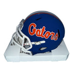 Reidel Anthony Autographed Florida Gators Riddell Blue Script Mini Helmet- JSA