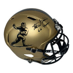 Steve Spurrier Autographed Gold Heisman Full Size Replica Helmet with "66 Heisman" Inscription- Beckett QR