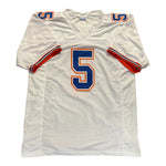 Jacquez Green Autographed Florida Gators White Custom Jersey- Beckett QR