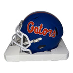 Jacquez Green Autopgraphed Florida Gators Blue Riddell Mini Helmet- Beckett QR