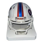 Jacquez Green Autopgraphed Florida Gators Riddell White Mini Helmet- Beckett QR