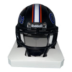 Jacquez Green Autopgraphed Florida Gators Riddell Black Mini Helmet- Beckett QR