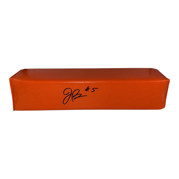 Jacquez Green Autographed Endzone Pylon- Beckett QR