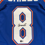 Aaron Chiles Autographed Florida Gators Blue Custom Jersey- Beckett Qr