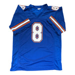 Aaron Chiles Autographed Florida Gators Blue Custom Jersey- Beckett Qr