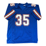 Debraun Hampton Autographed Florida Gators Blue Custom Jersey- Beckett