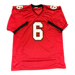 Baker Mayfield Autographed Tampa Bay Buccaneers Red Custom Jersey- Beckett