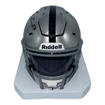 Brock Bowers Autographed Las Vegas Raiders Riddell Speedflex Midi Helmet with "Raider Nation" Inscription- Beckett