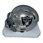 Brock Bowers Autographed Las Vegas Raiders Riddell Speedflex Midi Helmet with "Raider Nation" Inscription- Beckett