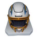 Ladd McConkey Autographed Los Angeles Chargers Riddell Speedflex Midi- Beckett QR