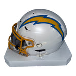 Ladd McConkey Autographed Los Angeles Chargers Riddell Speedflex Midi- Beckett QR