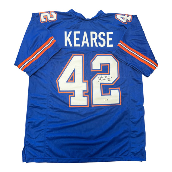 Jevon Kearse Florida Gators Autographed Custom Blue Jersey - JSA Authentic