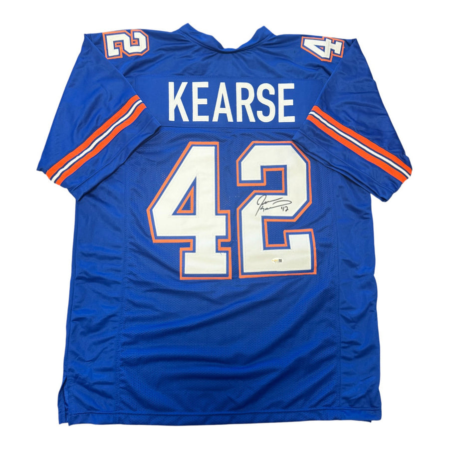 Jevon Kearse Florida Gators Autographed Custom Blue Jersey - JSA Authentic