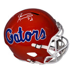 Jevon Kearse Florida Gators Signed Full Size Riddell Orange Speed Replica Helmet- JSA