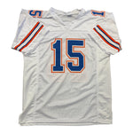 Tim Tebow Autographed Florida Gators White Custom Jersey - JSA
