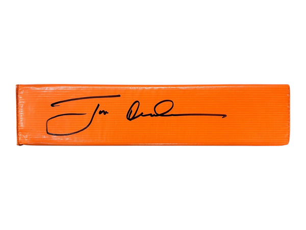 Jon Gruden Autographed Orange End Zone Pylon - Beckett