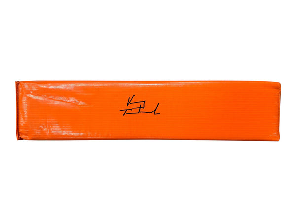 Vinny Testaverde Autographed Orange End Zone Pylon - Beckett