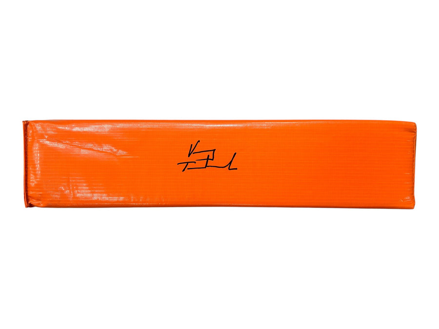 Vinny Testaverde Autographed Orange End Zone Pylon - Beckett