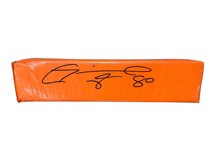 Michael Clayton Autographed Orange Endzone Pylon - Beckett