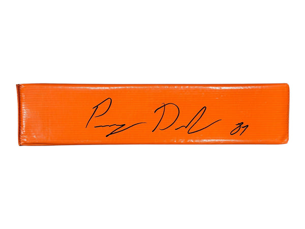 Payne Durham Autographed Orange Endzone Pylon - Beckett