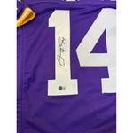 Michael Clayton Autographed LSU Purple Custom Jersey- Beckett
