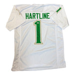 Brian Hartline Autographed USF White Custom Jersey- Beckett