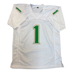 Brian Hartline Autographed USF White Custom Jersey- Beckett