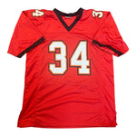 Dexter Jackson Autographed Tampa Bay Buccaneers Red Custom Jersey- JSA