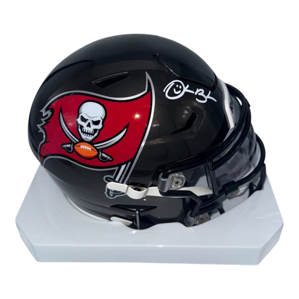 Derrick Brooks Autographed Tampa Bay Buccaneers Riddell Speedflex Midi Helmet- Beckett