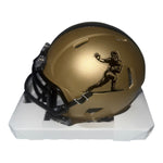 Steve Spurrier Autographed Gold Riddell Heisman Mini Helmet with "66 Heisman" Inscription- Beckett